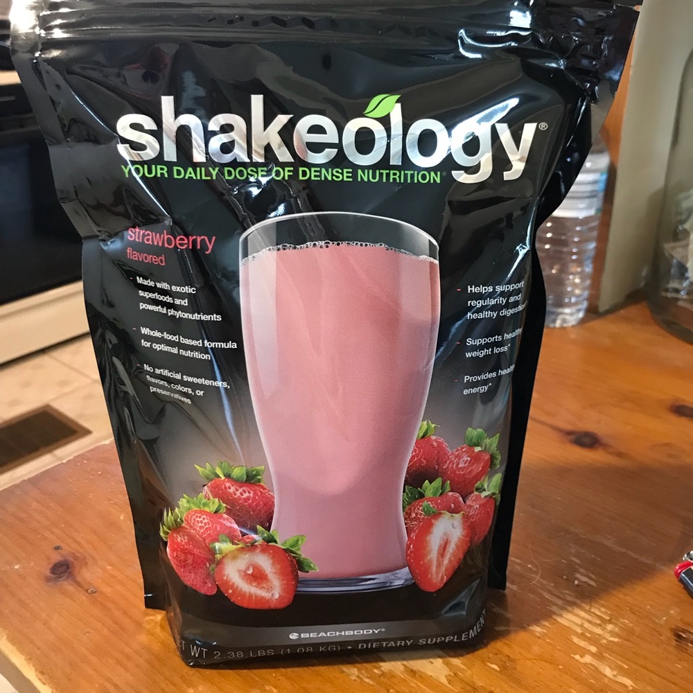 Full Strawberry Shakeology.